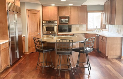 Stillwater House | Secluded Lakefront Home with outdoor hot tub, fire pit & indoor Hockey Rink