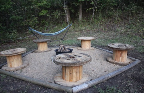Marshall House | Secluded Magnolia Cabin & Hot Tub