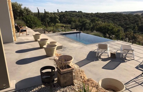 Noto Villa | Secluded Modern Villa with stunning country views , views of Noto and Etna