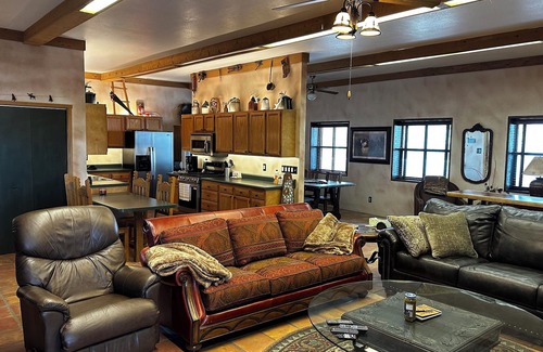 Ruidoso House | Secluded Mountain House on 20 wooded acres with majestic views and game room.