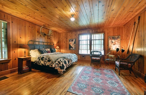 Hayward Cabin | Secluded Nostalgic Lodge, Room for All, Sandy Shore,Teal Lake Hayward, WI