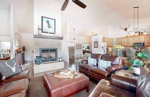 Columbia Falls House | Secluded riverfront home with water views & access, firepit, & grill