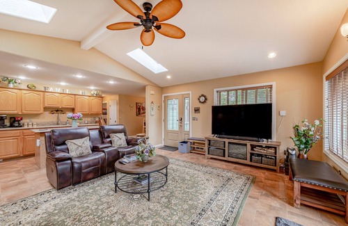 Crescent City House | Secluded riverfront getaway with firepit, deck, washer/dryer, & free WiFi