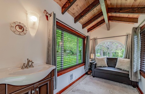 Crescent City House | Secluded riverfront getaway with firepit, deck, washer/dryer, & free WiFi