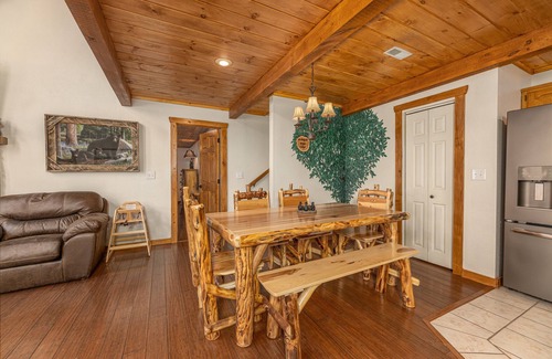 Sevierville Cabin | Secluded Smoky Mountain Cabin with Private Waterfall, Creek, & Luxury Amenities!