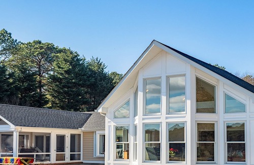 Bozman House | Secluded Waterfront Property on 3 acres with swimming pool and dock.