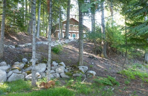 Sandpoint House | Secluded waterfront with private deep water dock. 5 miles from Sandpoint WiFi