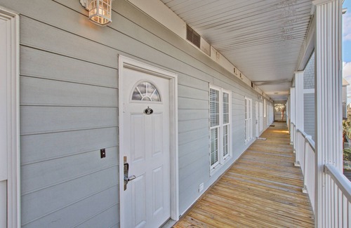 Folly Beach Villa | Second-level beachfront villa w/shared pool, ocean views, & balcony