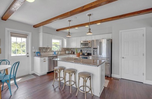 Vilano Beach House | Second Wind - Chic 5BR home w pool & balcony views