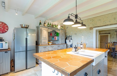 Loubezs-Bernac House | Secure private heated salt pool, rural views. Near historical towns, restaurants
