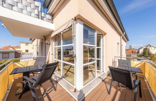 Muritz Apartment | Seemöwe - Moderne Ferienwohnung mit Balkon