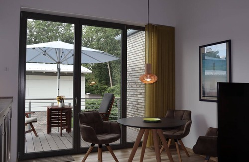 Aschhauserfeld Apartment | Seerose Een, 64qm, Süd-dachterrase, 1 Schlafzimmer, Max. 2 Personen