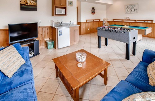 Waves House | Semi-Oceanfront Home in Waves w/Private Pool, Hot Tub, Game Room, Luggage Lift