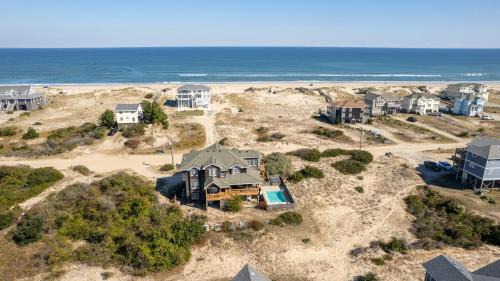 Carova Beach House | Semi-Oceanfront, Wild Horses, Pets Welcome, Private Pool, 4x2064, Happy Hours