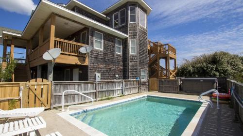 Carova Beach House | Semi-Oceanfront, Wild Horses, Pets Welcome, Private Pool, 4x2064, Happy Hours