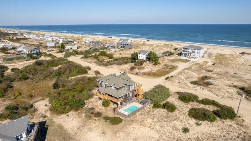 Carova Beach House | Semi-Oceanfront, Wild Horses, Pets Welcome, Private Pool, 4x2064, Happy Hours