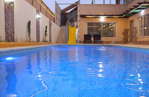 Al-Maghtas Ski Chalet | Sendebad chalet 3 bedroom with two swimming pool in Deaad sea