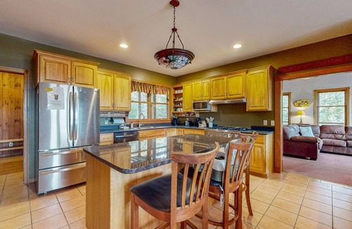 Chocorua Ski and Beach House | Sensational lakefront retreat with private beach, firepit, wood fireplace, & W/D