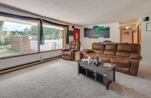 Sequim House | Sequim Vacation Rental w/ Private Pool & Fire Pit!