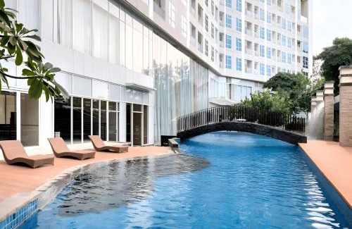 Surabaya Apartment | Serene 2BR Apartment in Venetian Tower Grand Sungkono Lagoon Surabaya by Le Ciel Hospitality