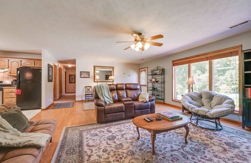 Squires House | Serene Ava Countryside Home w/Deck & Fire Pit