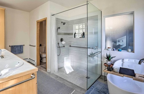 Evergreen House | Serene Evergreen Home w/ Hot Tub + Mtn Views!