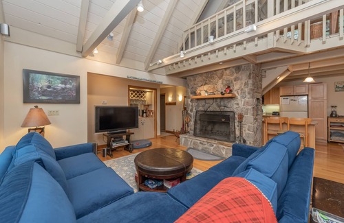 McHenry House | Serene Lakefront Chalet w/Dock Hot Tub & Fire Pit