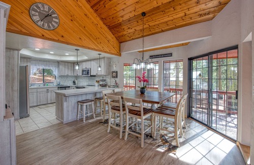 Shaver Lake House | 🏔️ Serene Mountain Escape w/Game Room, Fire Pit & Pond Views | Shaver Lake