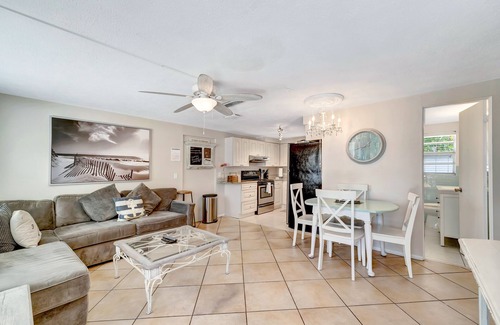 Ilexhurst Apartment | Serene oceanfront suite with Gulf view, grill, patio, central AC, & W/D
