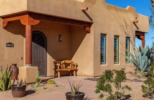 Rio Verde Foothills House | Serene Scottsdale Home:Heated Pool,HotTub,FirePit,Putting Green & Mountain Views