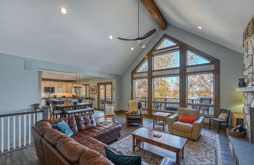Mineral House | Serene & secluded home by the water with deck, patio, game room, kayaks, & dock