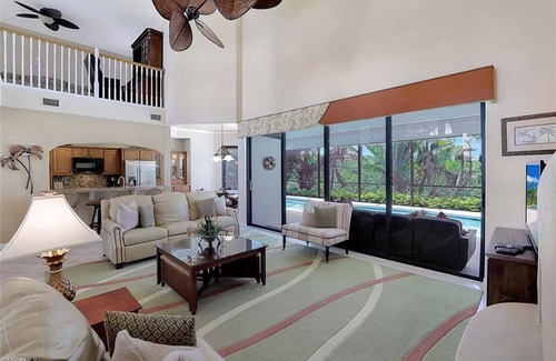 Marco Island House | Serene Waterfront Home, walk to TigerTail Beach, Pet Friendly, EV Charger