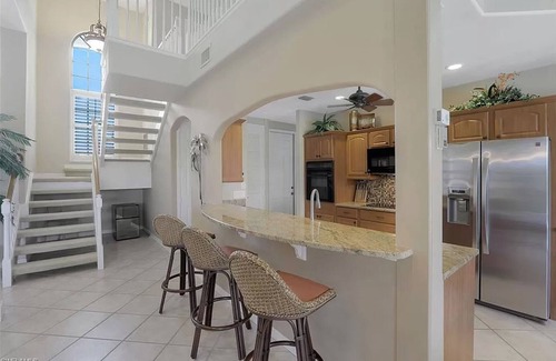 Marco Island House | Serene Waterfront Home, walk to TigerTail Beach, Pet Friendly, EV Charger