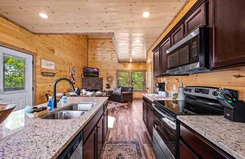 Sevierville Cabin | Serenity Oasis - Indoor Heated Pool - Hot Tub - FirePit- Games - Family Friendly