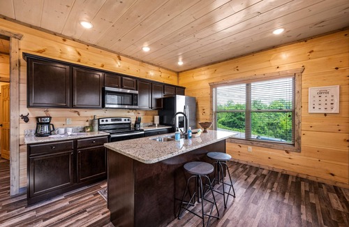 Sevierville Cabin | Serenity Oasis - Indoor Heated Pool - Hot Tub - FirePit- Games - Family Friendly