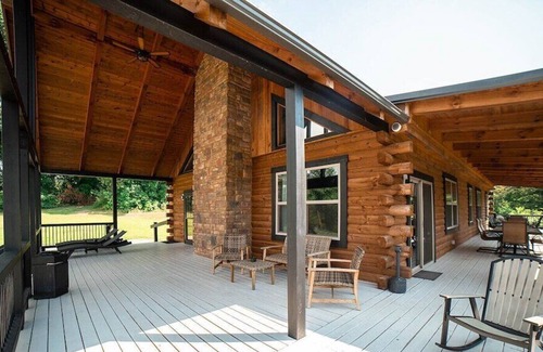 Creola House | "Serenity Ridge", a Luxury log estate with Views, Pool, Hot Tub, Game Room +more