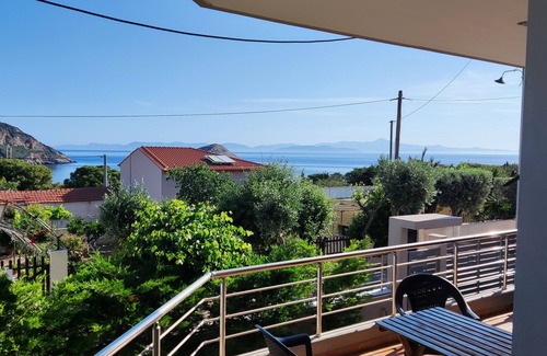 Ormos Agiou Ioannou Villa | Serenity Villa-Ground floor -Seaview- Seashore 180 m away-AMA 1785.