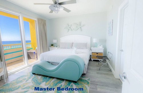 Panama City Beach Condo | SEXY condo ON Beach, AT Pier Park, 4 FREE BCH Chairs, GORGEOUS!!! Tantra Chair!!