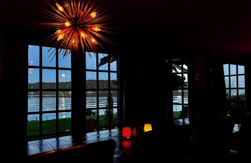Vashon Island House | SHABBY CHIC WATERFRONT RETREAT is a relaxing, serene low bank waterfront home