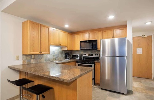 Upper Village Condo | Shared Bike storage, Parking, Pool, Hot Tub & Gym