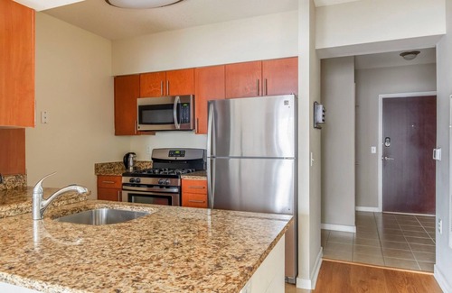 West End Apartment | Sharp Foggy Bottom 1BR w/gym, rooftop + doorman by Blueground