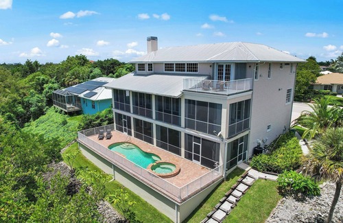 Marco Island House | Sheffield - Heated Pool, Spa, Pool Table, Covered Porches, BBQ, Theater Room all