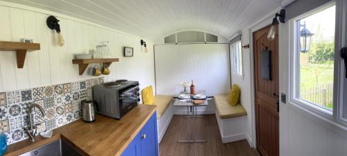Coxley Apartment | Shepherds Hut with Hot Tub