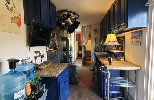 Park County Cabin | Shipping Container Cabin with room for Horses and ATVs/RVs near BLM
