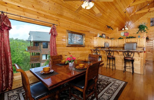 Sevierville Cabin | Shooting Star - Stunning Views, Wi-Fi, Pool Table