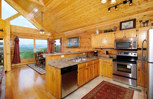 Sevierville Cabin | Shooting Star - Stunning Views, Wi-Fi, Pool Table