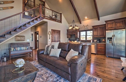 Shelby House | Shoreline Home w/Boat Dock & Fire Pit in Shelby!