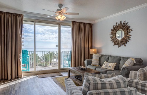 Panama City Beach Condo | Shores of Panama Unit 515 - Lower level unit at Shores of Panama with Same Floor covered Parking