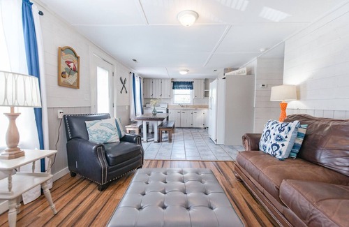 Crescent Beach House | Short Walk to Ocean 4 Bedroom/2 Bath Duplex 2 (upper level) with Pool