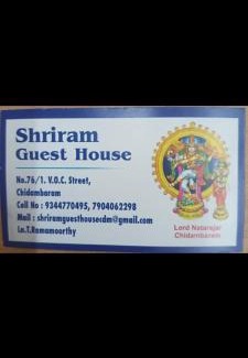 Chidambaram House | Shriram Guest House